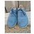 Richelieu Sartore Sabah in camoscio azzurro Blu chiaro - vista 6