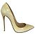 Décolleté Christian Louboutin So Kate pelle gialla Giallo