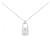 Collier en or blanc 750 avec diamant Amulette Cadena d'Hermès Argenté  - vue 1