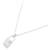 Collier en or blanc 750 avec diamant Amulette Cadena d'Hermès Argenté  - vue 2