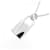 Collier en or blanc 750 avec diamant Amulette Cadena d'Hermès Argenté  - vue 4