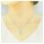 Collier en or blanc 750 avec diamant Amulette Cadena d'Hermès Argenté  - vue 6
