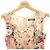 Autre Marque Vestido de seda Franco Ferraro Rosa Beige Verde - vista 5