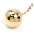 Tiffany & Co Orecchini a sfera in oro giallo 18K con hardware Tiffany - vista 3