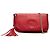Gucci Rosso Medio Pelle Soho Catena Flap Crossbody