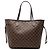 Louis Vuitton Borsa Neverfull MM Damier Ebene Marrone