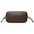 Louis Vuitton Borsa Neverfull MM Damier Ebene Marrone - vista 3