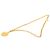 Collana Medaglione Leone Placcato Oro Chanel D'oro - vista 5