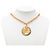 Collana Medaglione Leone Placcato Oro Chanel D'oro - vista 6