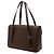 Braune Lederhandtasche von Burberry Dunkelbraun - Ansicht 2