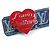 LV Heart Gürtel Louis Vuitton x Nigo Blau - Ansicht 2