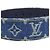 LV Heart Gürtel Louis Vuitton x Nigo Blau - Ansicht 3