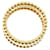 Van Cleef & Arpels 18K Yellow Gold Perlee Signature Ring  - view 4