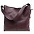 BOLSO ALEXANDER MCQUEEN T-BAR SLING DE CUERO TEXTURIZADO BURDEOS