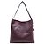 BOLSO ALEXANDER MCQUEEN T-BAR SLING DE CUERO TEXTURIZADO BURDEOS - vista 15