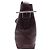 BOLSO ALEXANDER MCQUEEN T-BAR SLING DE CUERO TEXTURIZADO BURDEOS - vista 3