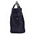 Céline BORSA CELINE LUGGAGE MEDIA PELLE CAMOSCIO NERO BLU VERDE Multicolore - vista 4