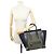 Céline BORSA CELINE LUGGAGE MEDIA PELLE CAMOSCIO NERO BLU VERDE Multicolore - vista 7