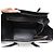 Céline BORSA CELINE LUGGAGE MEDIA PELLE CAMOSCIO NERO BLU VERDE Multicolore - vista 9