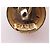 VINTAGE CHANEL CC LOGO RUNDE GOLDENE MANCHETTENKNÖPFE - Ansicht 4