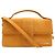 BORSA JACQUEMUS LE GRAND BAMBINO IN PELLE SUEDE ARANCIONE CON TRACOLLA