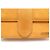 BORSA JACQUEMUS LE GRAND BAMBINO IN PELLE SUEDE ARANCIONE CON TRACOLLA - vista 14