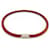 Hermès NEUF COLLIER HERMES RAS DU COU EN ACIER BROSSE CORDON CUIR CHOKER NECKLACE Marron  - vue 2