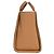 Timeless Borsa da shopping grande Deauville a righe in rafia marrone di Chanel - vista 2