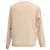 Suéter de cashmere nude com decote em V e padrão de Brunello Cucinelli Marrom Carne - vista 3