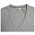 Maglione in cashmere grigio con scollo a V e toppe sui gomiti di Brunello Cucinelli - vista 5