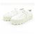 Baskets à sequins Prada 1E787M Blanc - vue 3