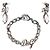 Raffinata parure DOLCE & GABBANA bracciale orecchini con cristalli Argento Bianco