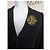 Pendente e spilla Yves Saint Laurent degli anni '80 placcati in oro D'oro - vista 2