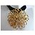 Pendente e spilla Yves Saint Laurent degli anni '80 placcati in oro D'oro - vista 6