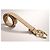 Chanel 14C Beigegoldene CC-Schnalle Gürteltasche aus Lammleder Größe 85/34 Gold hardware - Ansicht 3