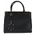 Borsa a mano FENDI 2JOURS in pelle nera e oro Auth bs34208 Nero D'oro - vista 13