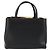 Borsa a mano FENDI 2JOURS in pelle nera e oro Auth bs34208 Nero D'oro - vista 2
