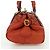 Chloé Borsa a mano Chloe Paddington in pelle arancione argento oro Auth BAZ691V D'oro - vista 3