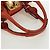 Chloé Borsa a mano Chloe Paddington in pelle arancione argento oro Auth BAZ691V D'oro - vista 8