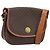 Céline Borsa a spalla CELINE Macadam in tela con stella, pelle PVC, marrone, oro, autentica mr2264 D'oro