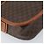 Céline Borsa a spalla CELINE Macadam in tela con stella, pelle PVC, marrone, oro, autentica mr2264 D'oro - vista 17