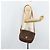 Céline Borsa a spalla CELINE Macadam in tela con stella, pelle PVC, marrone, oro, autentica mr2264 D'oro - vista 23