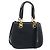 Borsa a mano in pelle Gancini Salvatore Ferragamo 2 in 1 Blu Navy Oro Auth ARZ896