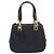 Borsa a mano in pelle Gancini Salvatore Ferragamo 2 in 1 Blu Navy Oro Auth ARZ896 - vista 13
