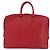 LOUIS VUITTON Epi Porta Documenti da Viaggio Borsa Business Rossa M54477 LV Auth BAZ449 Rosso - vista 13