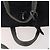 Borsa sportiva Boston in nylon 2 vie nera argento Auth YKZ775 di PRADA Nero - vista 8
