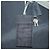 Borsa sportiva Boston in nylon 2 vie nera argento Auth YKZ775 di PRADA Nero - vista 9