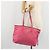 Borsa Tote Prada in Nylon Rosa Argento Auth ARZ877 - vista 23