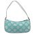 Céline CELINE Accessory Pouch Suede Light Blue Silver Auth BAZ625A Silvery - view 2