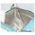 Céline CELINE Accessory Pouch Suede Light Blue Silver Auth BAZ625A Silvery - view 21